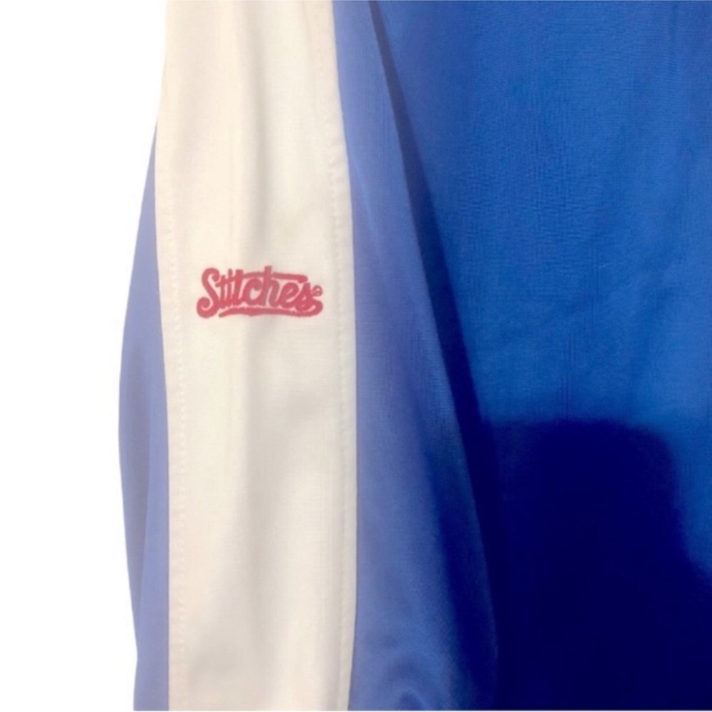 STITCHES LA CLIPPERS Full Zipper Red White And Blue SPORTS Jacket Size SMALL - Picture 7 of 15